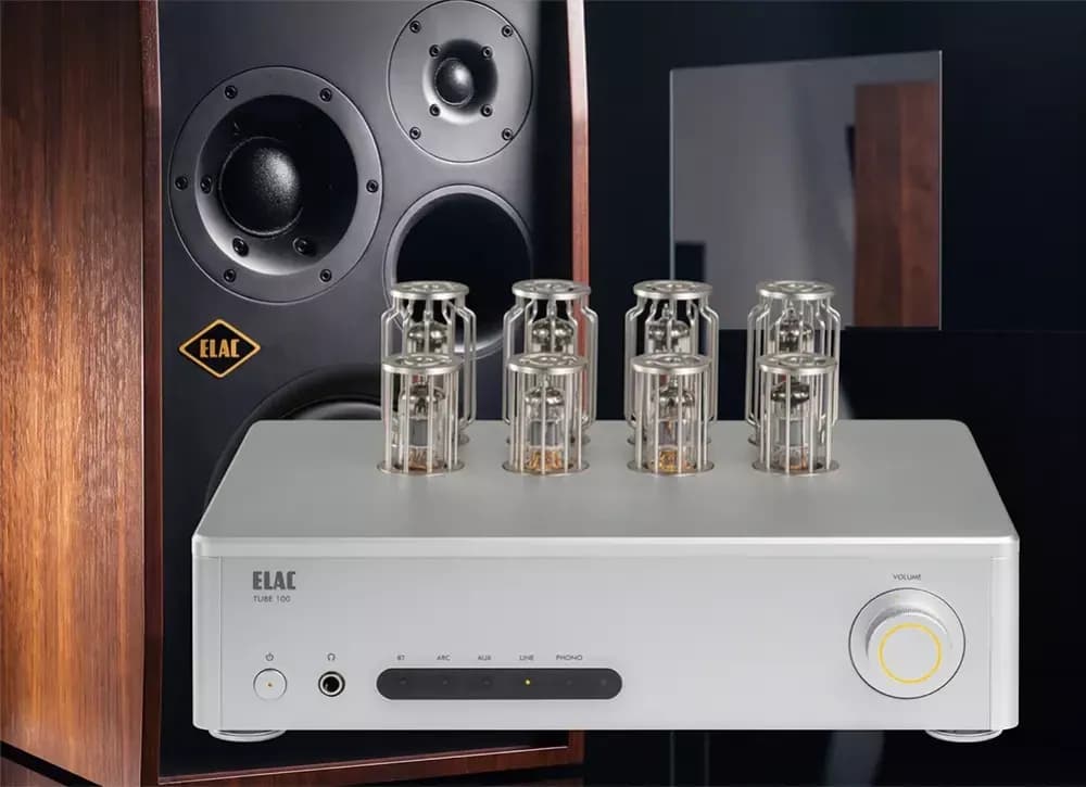 Elac Tube 100 – ламповый усилитель с HDMI ARC и Bluetooth